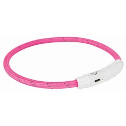 TRIXIE Pierścień USB z lampą błyskową - różowy XS-S (35cm)