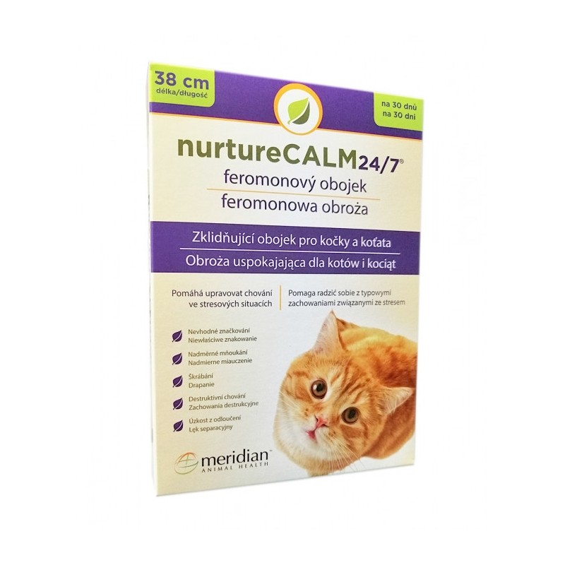 NURTURECALM 24/7 (Petarmor) Pheromone Collar - obroża feromonowa dla kota 38cm