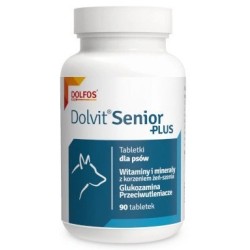 DOLFOS Dolvit Senior Plus - preparat witaminowy z glukozaminą 90tabl.