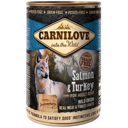 CARNILOVE Grain-Free Wild Meat Salmon and Turkey 6x 400g
