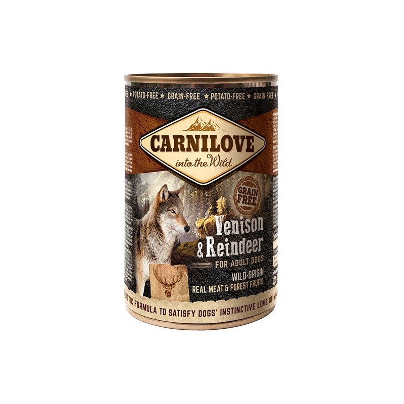 CARNILOVE Grain-Free Wild Meat Venison and Reindeer 400g
