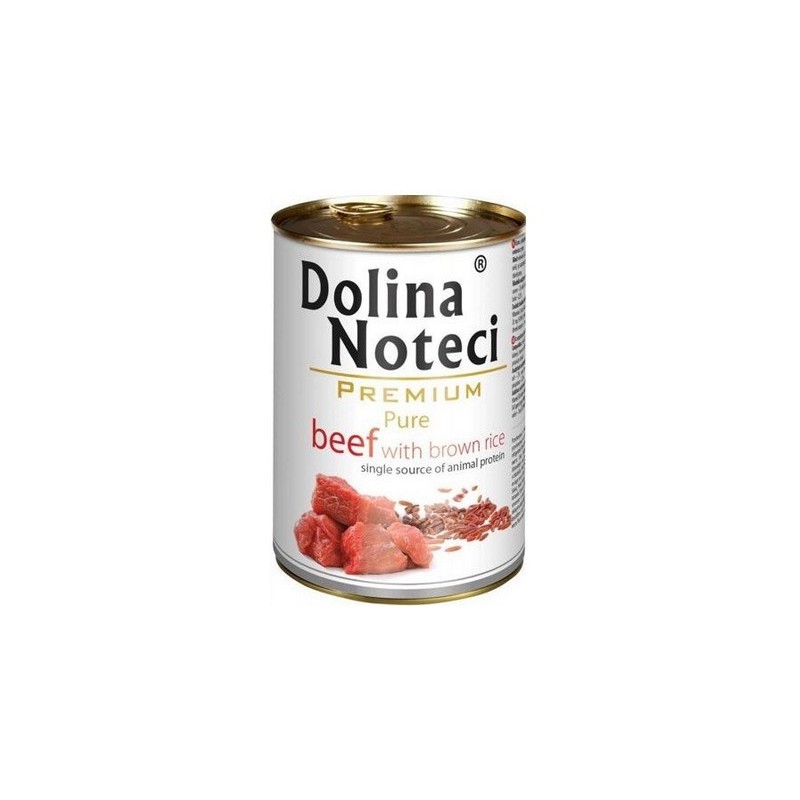 DOLINA NOTECI Premium Pure - Wołowina z ryżem brązowym 12x 800g