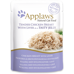 APPLAWS Cat Pierś z kurczaka z wątróbką w galaretce 12x 70g