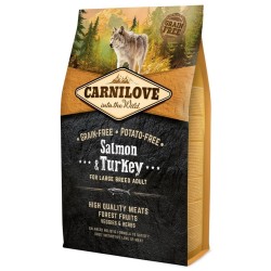 CARNILOVE Grain-Free Adult Large Breed Salmon & Turkey - Łosoś i Indyk 12kg