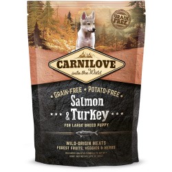 CARNILOVE Grain-Free Puppy Large Breed Salmon & Turkey - Łosoś i Indyk 4 kg