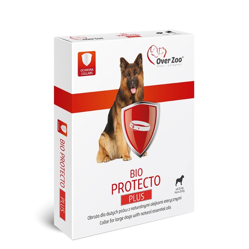 OVER ZOO Obroża Bio Protecto PLUS dla dużych psów 75cm
