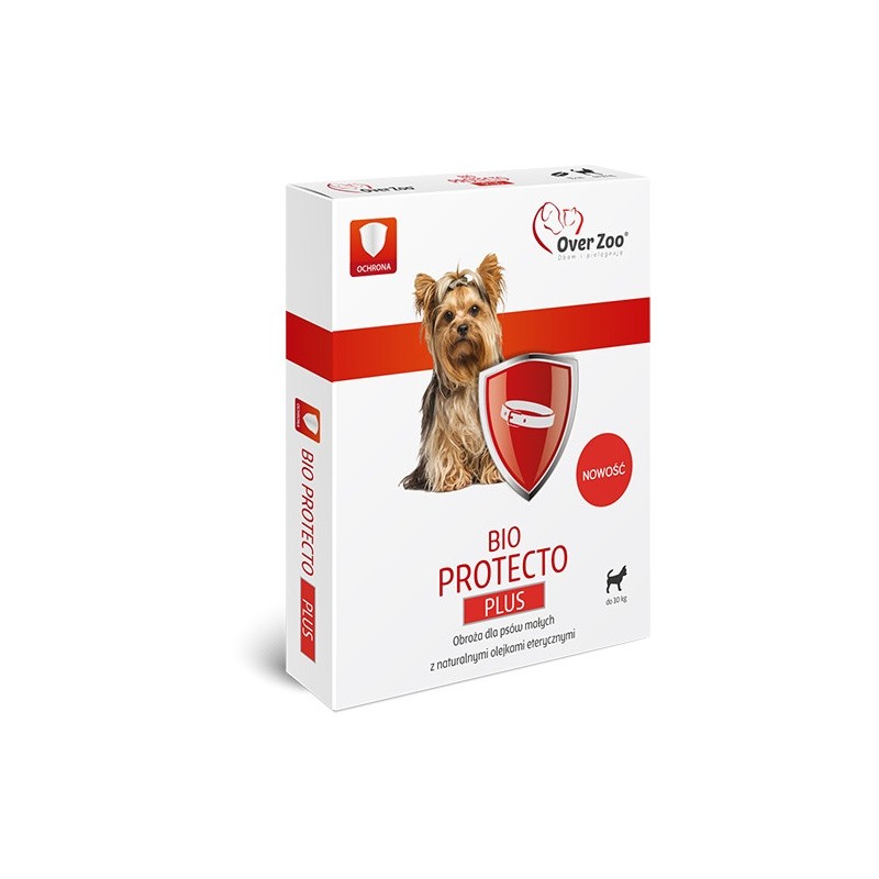OVER ZOO Obroża Bio Protecto PLUS dla małych psów 35cm