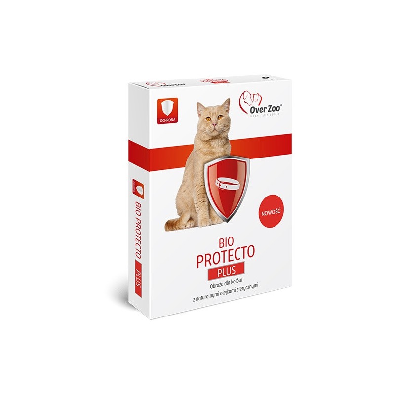 OVER ZOO Obroża Bio Protecto PLUS dla kotów 35cm