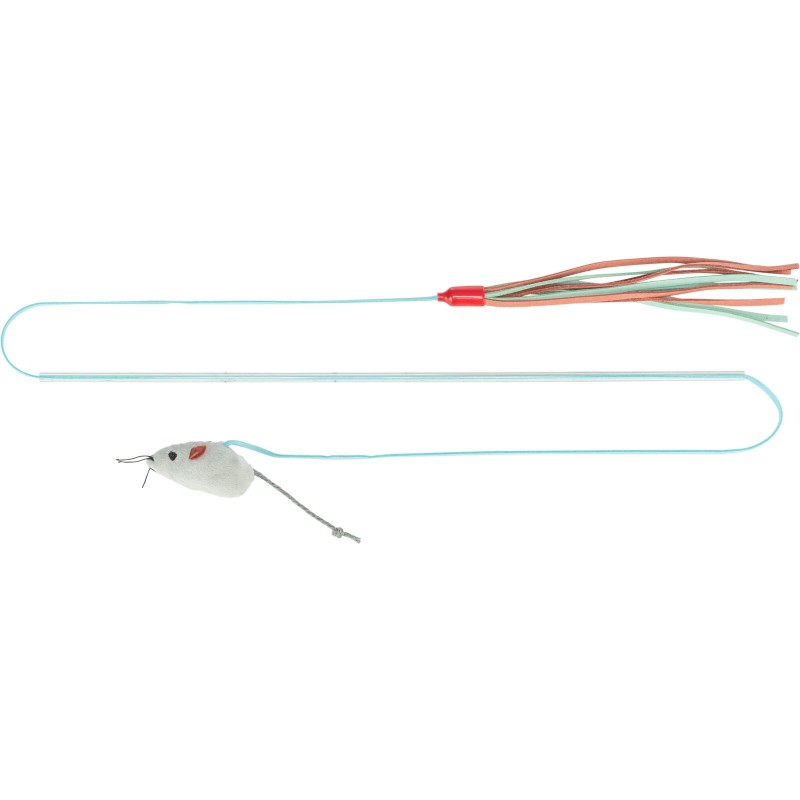 TRIXIE Wędka dla kota z 2 zabawkami 40 cm