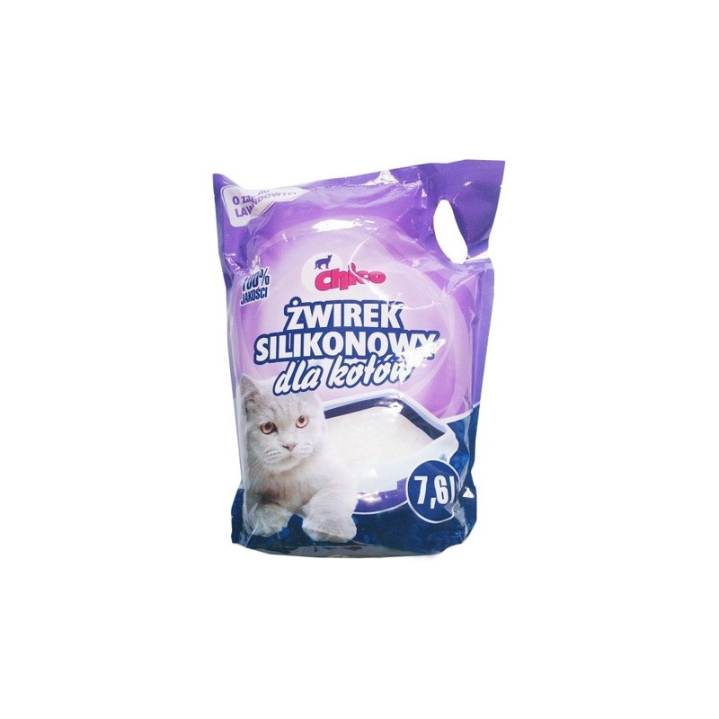 CHICO Żwirek silikonowy - lawendowy 7,6l 7,6l