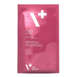 VETEXPERT Benzoic Shampoo - Szampon na przetłuszczanie 20x 15ml (saszetka)