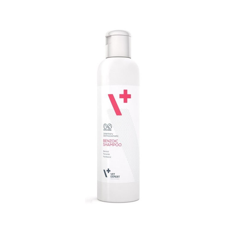 VETEXPERT Benzoic Shampoo - Szampon na przetłuszczanie 20x 15ml (saszetka)
