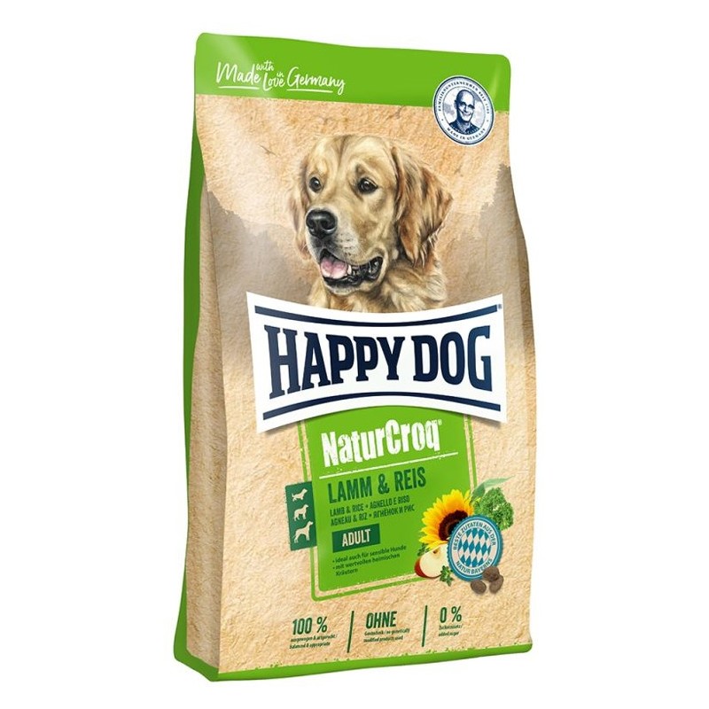 HAPPY DOG NATURCROQ Adult Lamb & Rice 1 kg