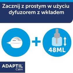 ADAPTIL Feromony dla psa Komplet Wkład 48ml + Dyfuzor