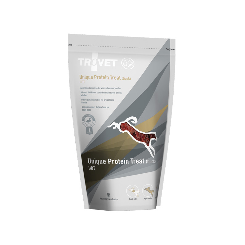 TROVET Dog UDT Unique Protein Treat Duck 125g