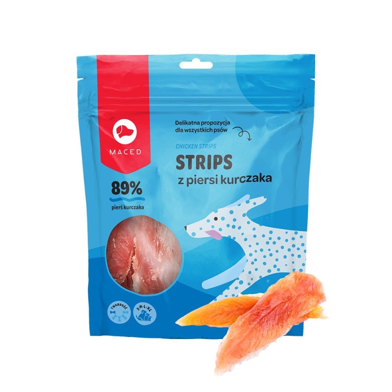 MACED Strips z piersi z kurczaka 500g