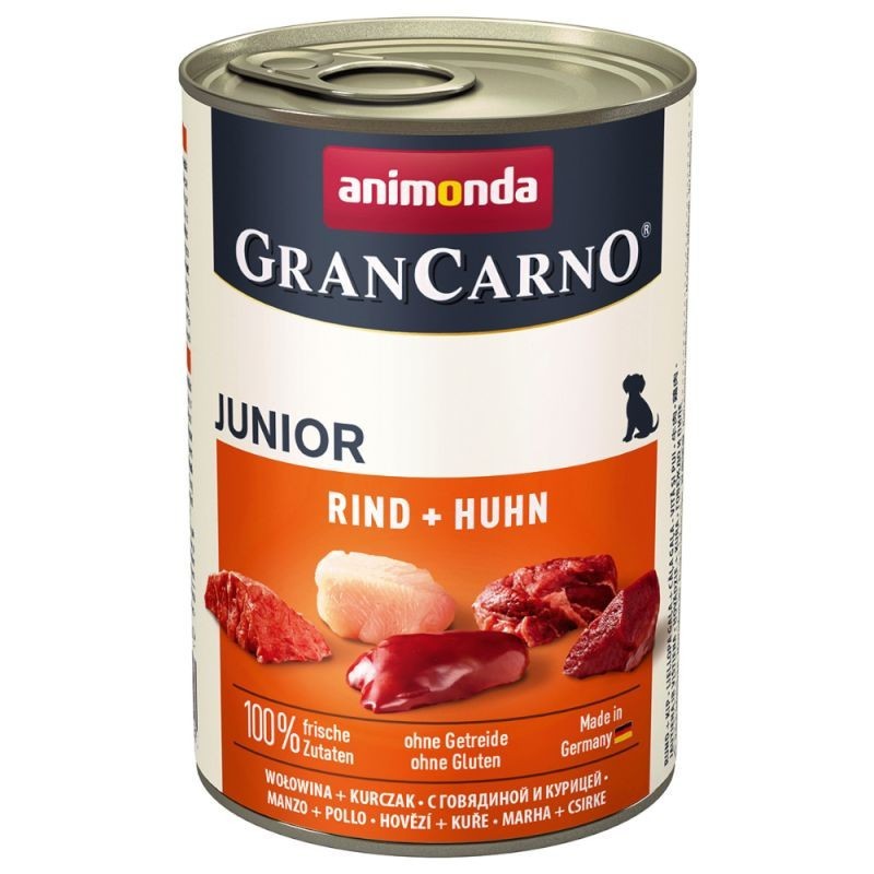 ANIMONDA GranCarno Junior wołowina i kurczak 400g 12x 400g