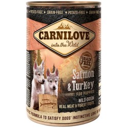 CARNILOVE Grain-Free Wild Meat Salmon and Turkey Puppies 400g