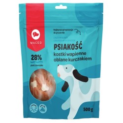 MACED Psiakość kostki wapienne oblane kurczakiem 500g
