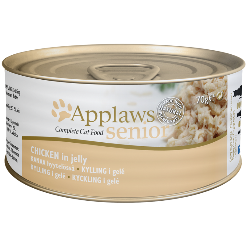 APPLAWS Cat Senior Pierś z kurczaka w galaretce 24x 70g