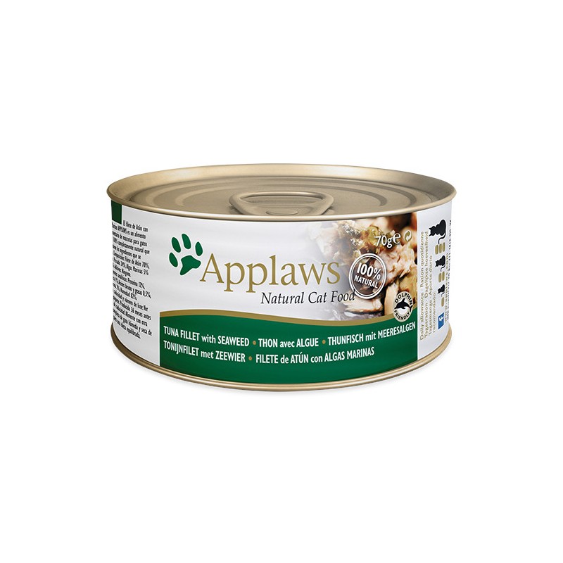 APPLAWS Cat Filet z tuńczyka z wodorostami 24x 70g