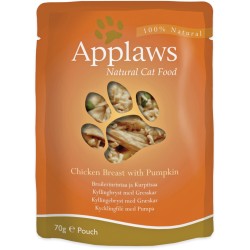 APPLAWS Cat Pierś z kurczaka z dynią (saszetka) 12x 70g