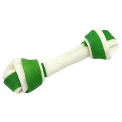 MACED Kość wiązana biało-zielona 11 cm