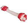 MACED Kość wiązana biało-czerwona 16 cm