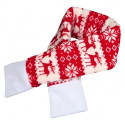 TRIXIE Szalik świąteczny czerwono - biały M