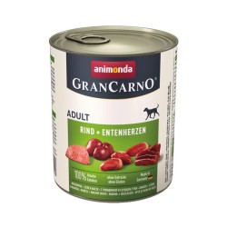 ANIMONDA GranCarno Adult wołowina i kacze serca 800g 24x 800g