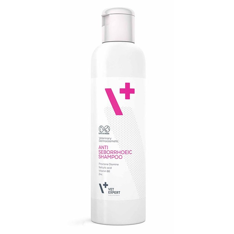 VETEXPERT Antiseborrhoeic Shampoo - Szampon przeciwłojotokowy 250ml