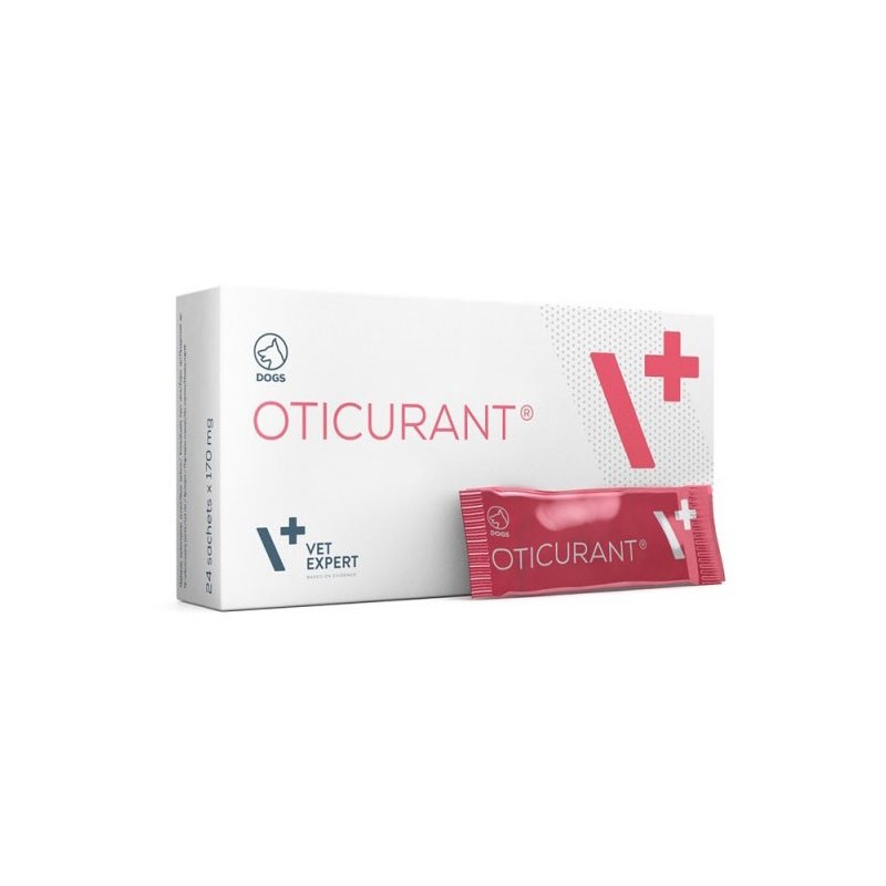 VETEXPERT Oticurant - pielęgnacja uszu psa - 24 saszetki