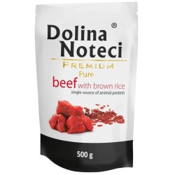 DOLINA NOTECI Premium Pure - Wołowina z ryżem brązowym (Saszetka) 500g