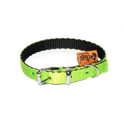 DINGO Obroża Energy - zielona 1,2cm x 30cm (18-25cm)