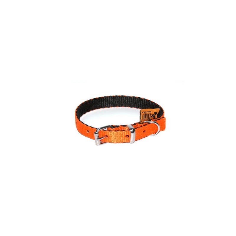 DINGO Obroża Energy - pomarańczowa 1,2cm x 40cm (28-35cm)