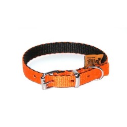 DINGO Obroża Energy - pomarańczowa 1,2cm x 45cm (33-40cm)