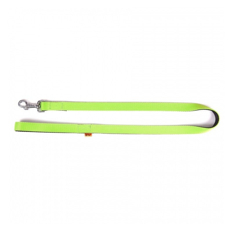 DINGO Smycz pojedyncza Energy - zielona 1,6cm x 120cm