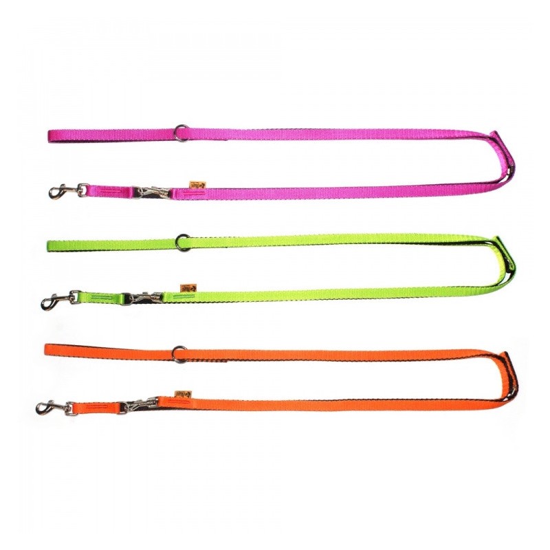DINGO Smycz przedłużana Energy - 1,2 x 120-220 cm Różne kolory Różowy