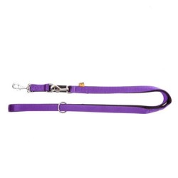 DINGO Smycz przedłużana Extra Energy - fioletowa 1,6cm x 220cm