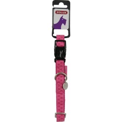 ZOLUX Obroża Mac Leather Fuksja 15mm (dla małych psów)