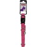 ZOLUX Obroża Mac Leather Fuksja 25mm (dla dużych psów)