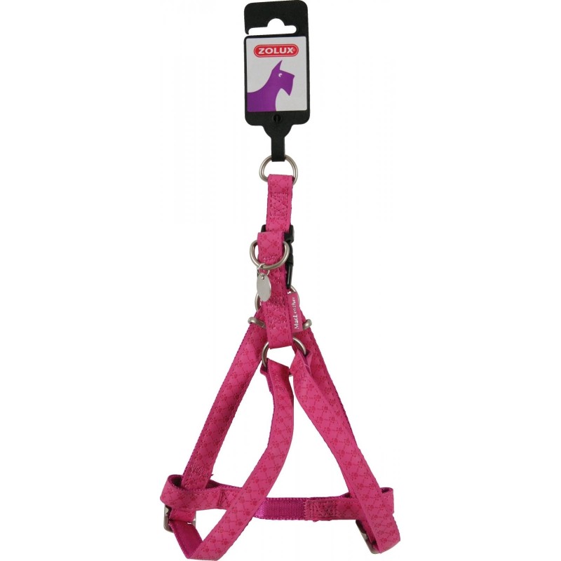 ZOLUX Szelki Mac Leather Fuksja 20mm