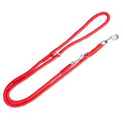 DINGO Smycz przedłużana - linka (czerwona) 1,2cm x 220cm