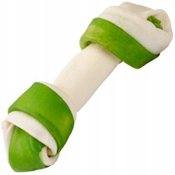 MACED Kość wiązana biało-zielona 11 cm