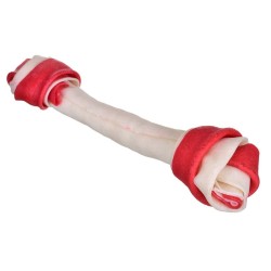 MACED Kość wiązana biało-czerwona 21 cm