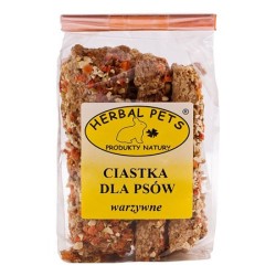 HERBAL PETS Ciastka dla psów - z kawałkami warzyw 160g