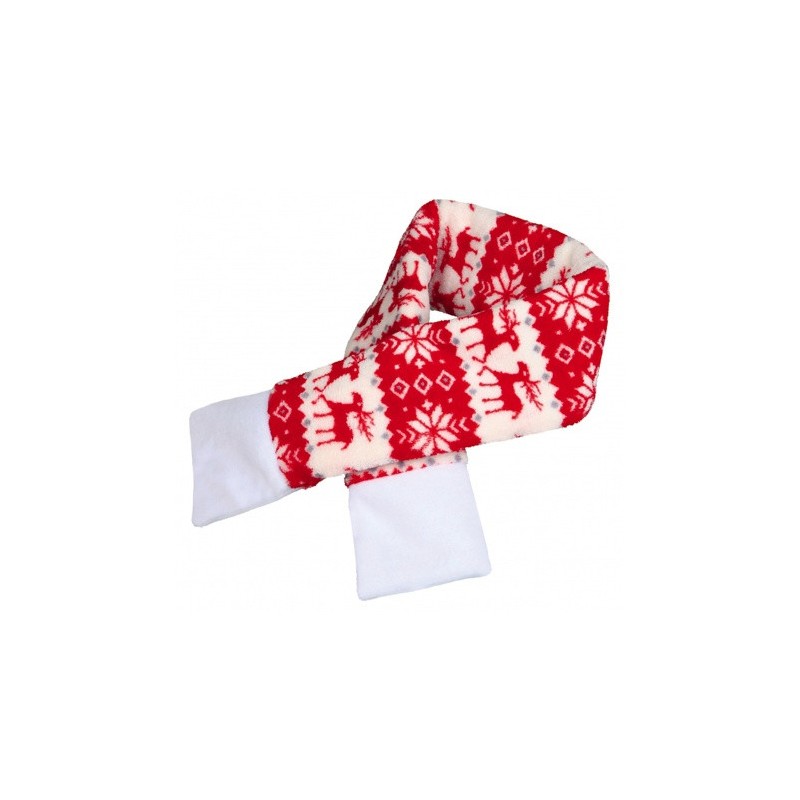 TRIXIE Szalik świąteczny czerwono - biały L