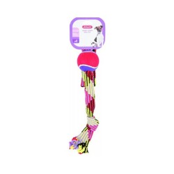 ZOLUX Zabawka ze sznura z piłką tenisową - lasso 55 cm