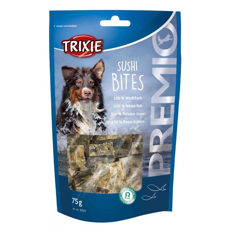TRIXIE Przysmak Snacki Premio Sushi Bites z rybą 75g