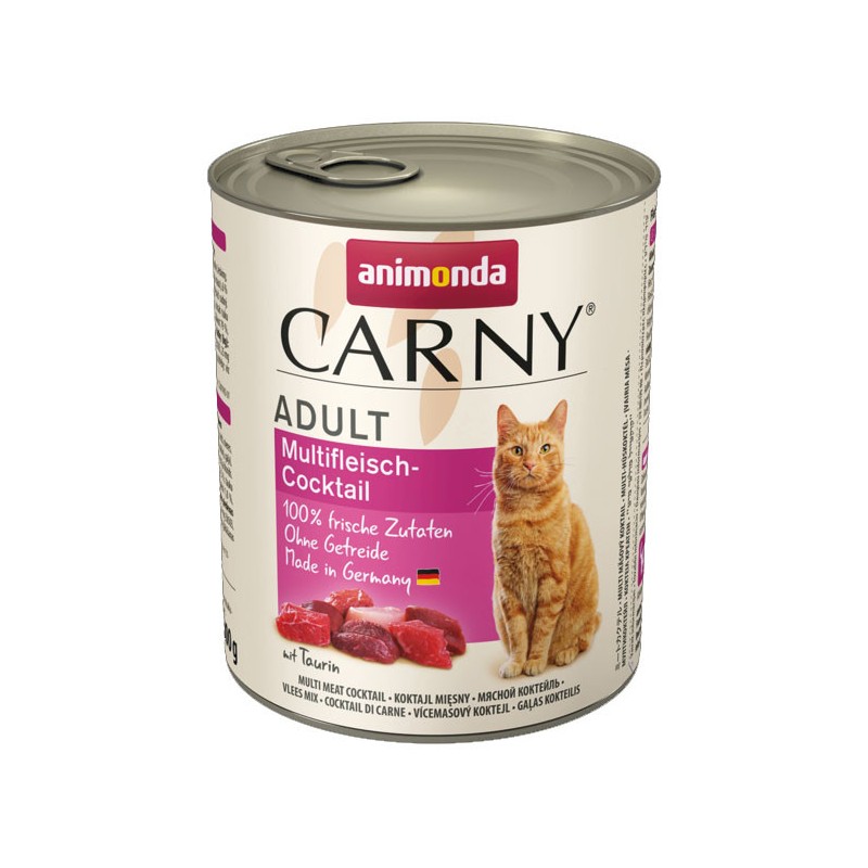 ANIMONDA Carny Adult - Mięsny koktajl 800g 6x 800g